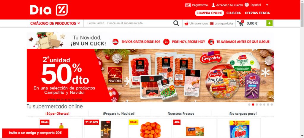 comprar online en dia supermercados